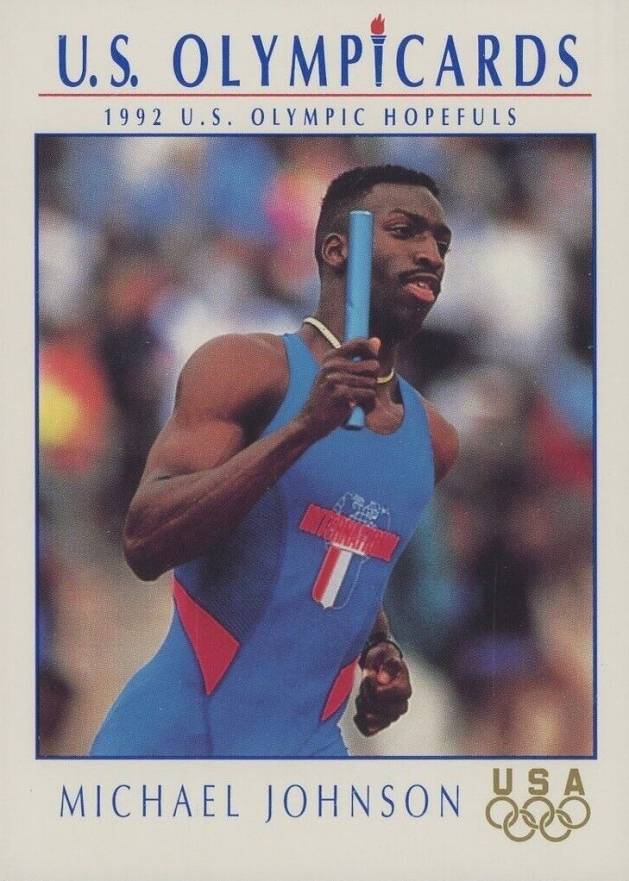 1992 Impel Olympicards Michael Johnson #87 Other Sports Card