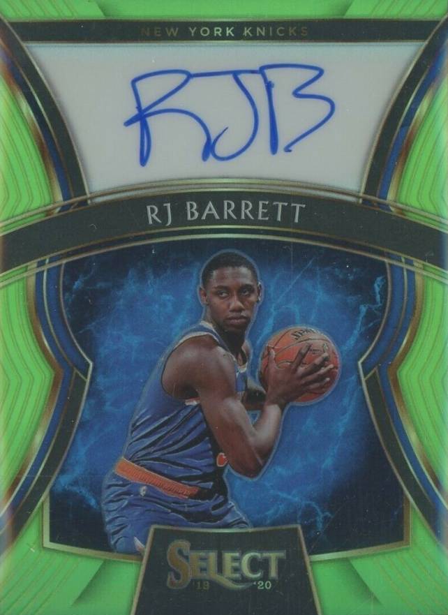 2019 Panini Select Rookie Signatures RJ Barrett #RSRJB Basketball Card