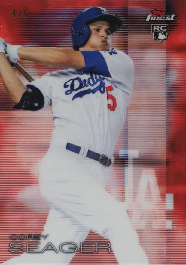 2016 Finest Corey Seager #58 Baseball Card