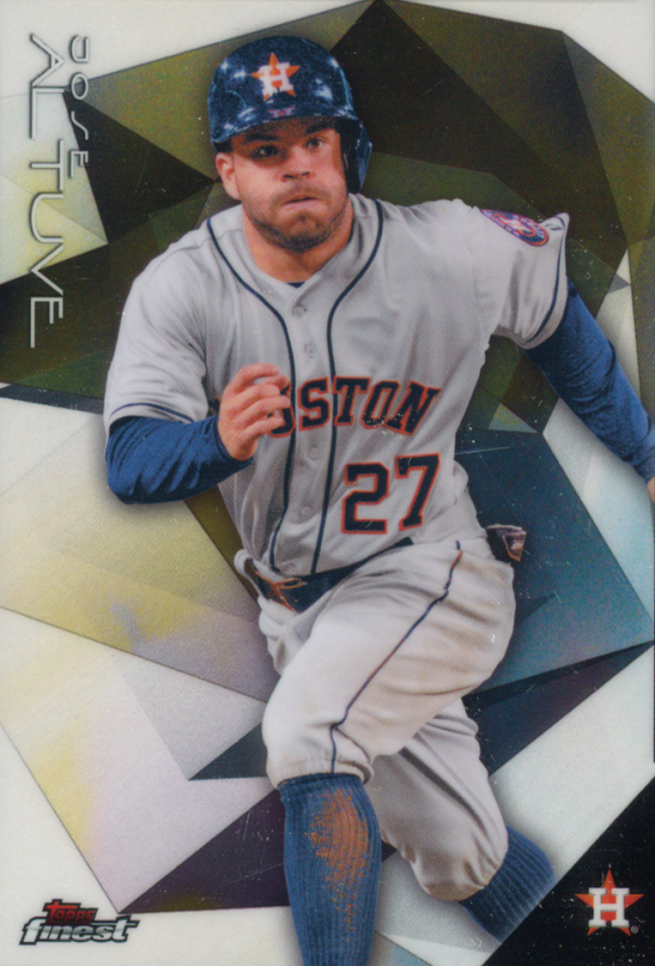 2015 Finest Jose Altuve #27 Baseball Card