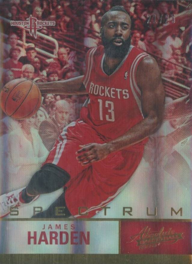 2012 Panini Absolute James Harden #30 Basketball Card