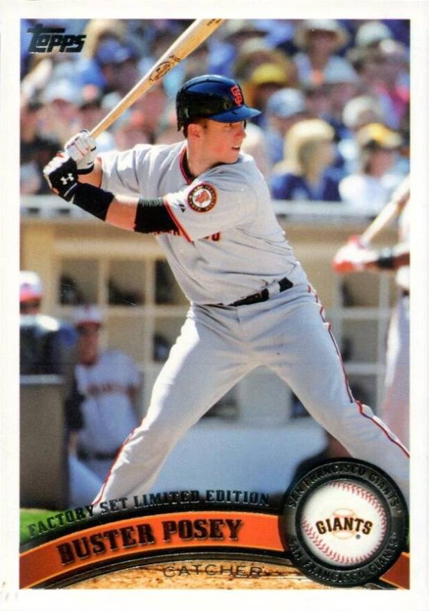 2011 Topps Buster Posey #198 Baseball Card