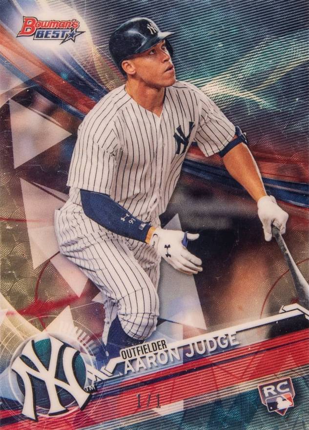 2017 Bowman's Best Aaron Judge #1 Baseball Card