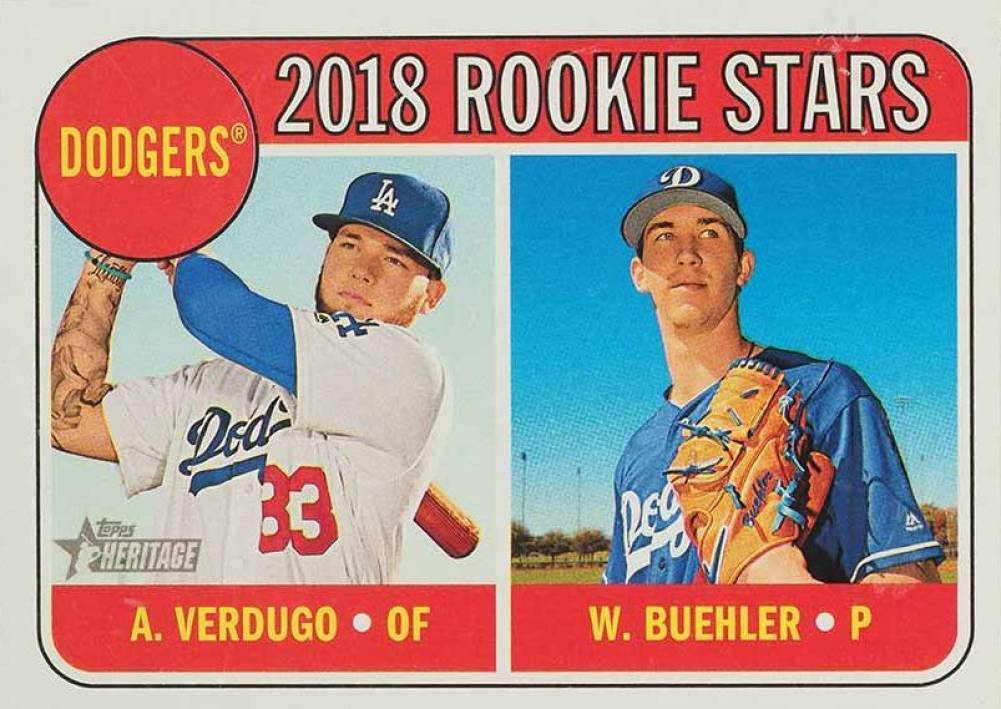 2018 Topps Heritage  Alex Verdugo/Walker Buehler #266 Baseball Card