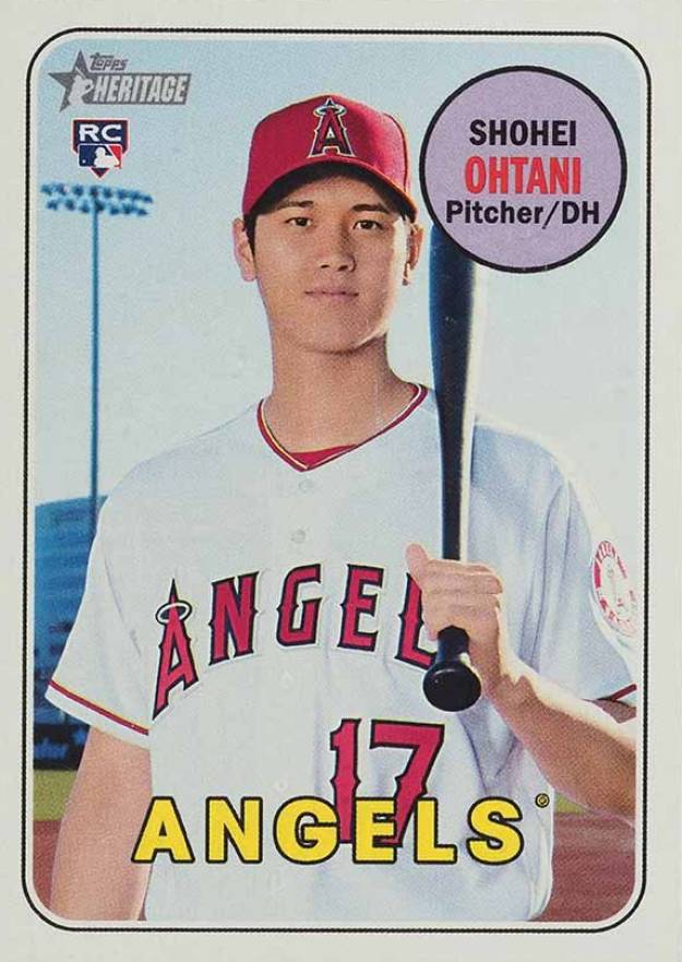 2018 Topps Heritage  Shohei Ohtani #600 Baseball Card