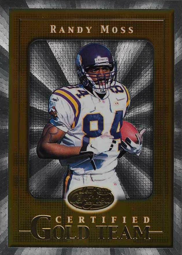 2000 Leaf Certified Certified Gold Team Randy Moss #CGT1 Football Card