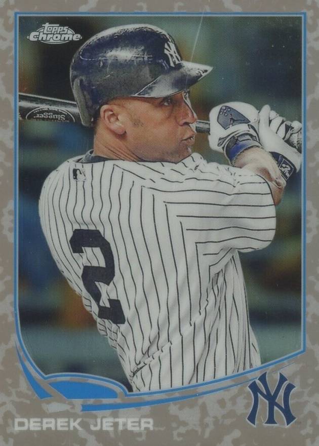 2013 Topps Chrome Derek Jeter #10 Baseball Card