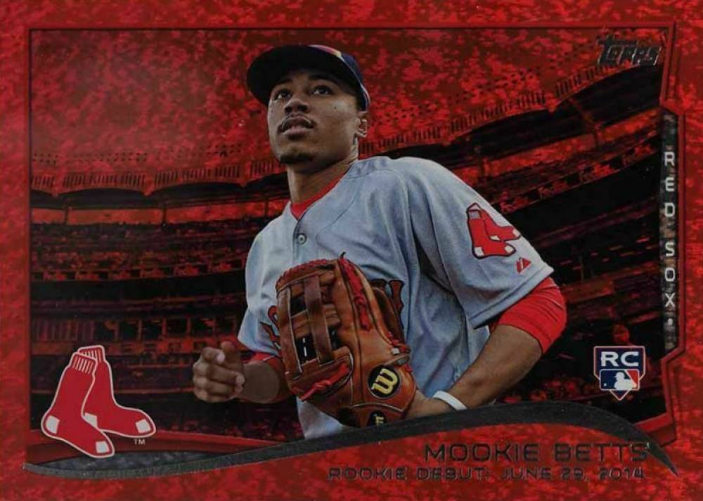 2014 Topps Update Mookie Betts #US301 Baseball Card