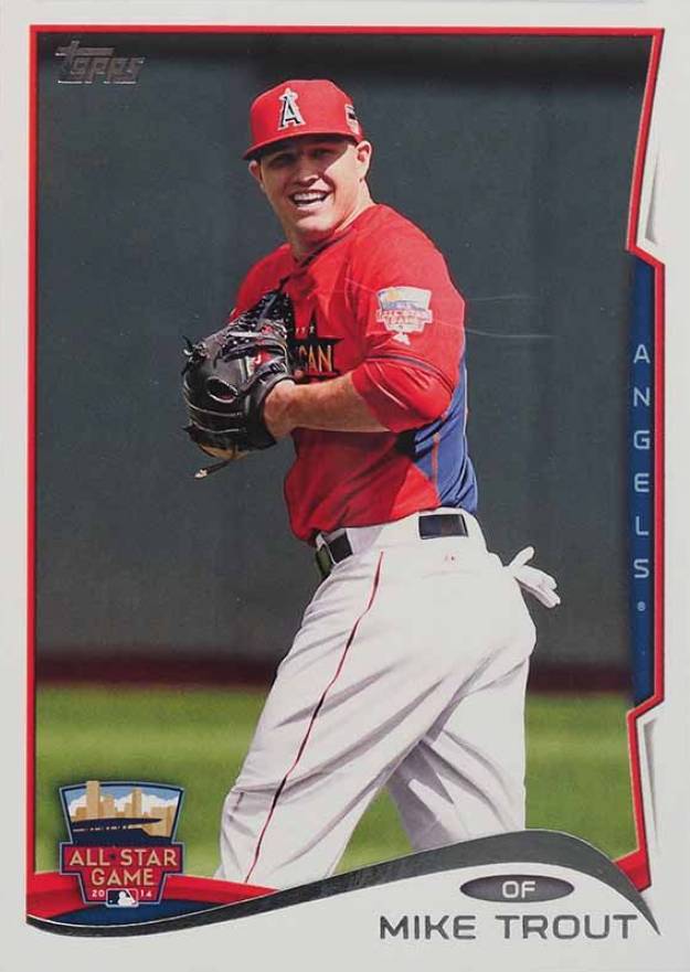 2014 Topps Update Mike Trout #US54 Baseball Card