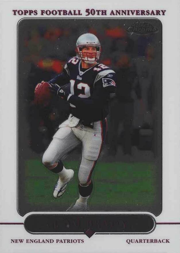 2005 Topps Chrome Tom Brady #46 Football Card