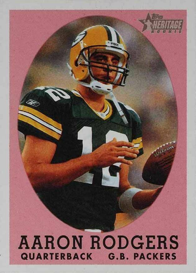 2005 Topps Heritage  Aaron Rodgers #344 Football Card