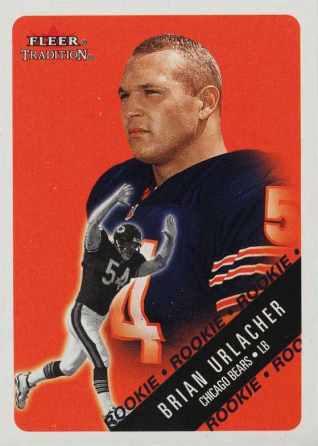 2000 Fleer Brian Urlacher #309 Football Card