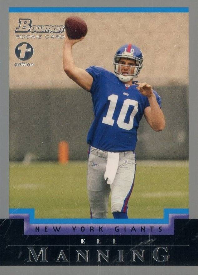 2004 Bowman Eli Manning #111 Football Card