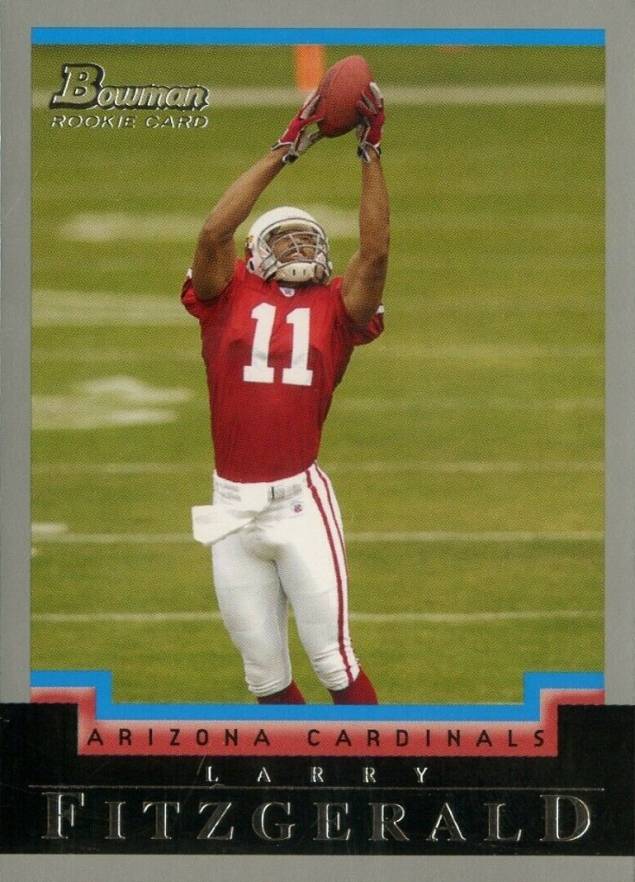 2004 Bowman Larry Fitzgerald #125 Football Card