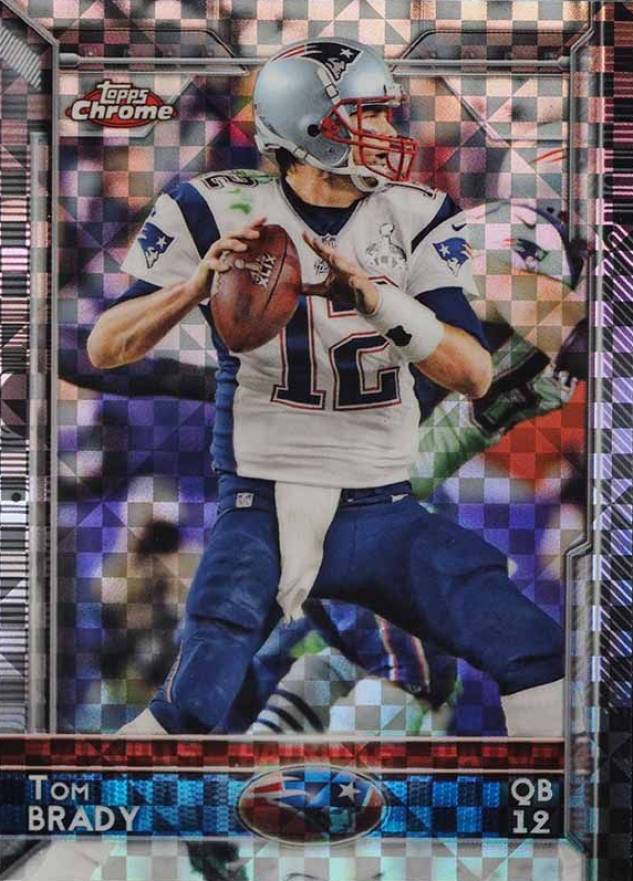 2015 Topps Chrome Tom Brady #50 Football Card