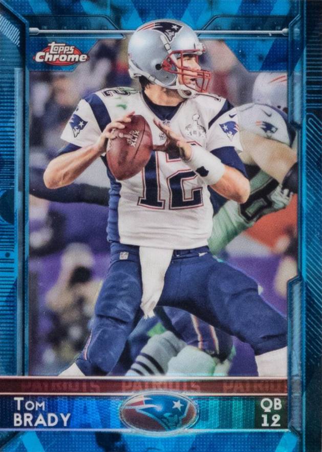 2015 Topps Chrome Tom Brady #50 Football Card