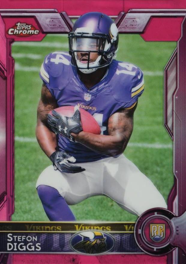 2015 Topps Chrome Stefon Diggs #148 Football Card