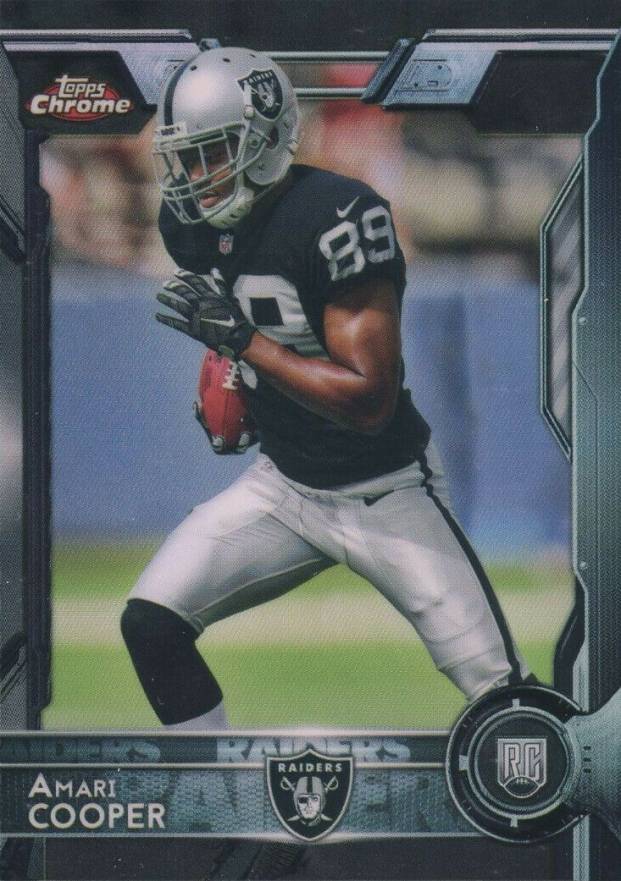 2015 Topps Chrome Amari Cooper #115 Football Card