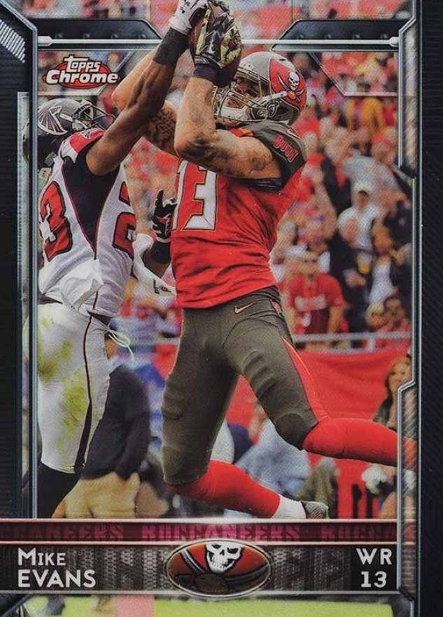 2015 Topps Chrome Mike Evans #46 Football Card