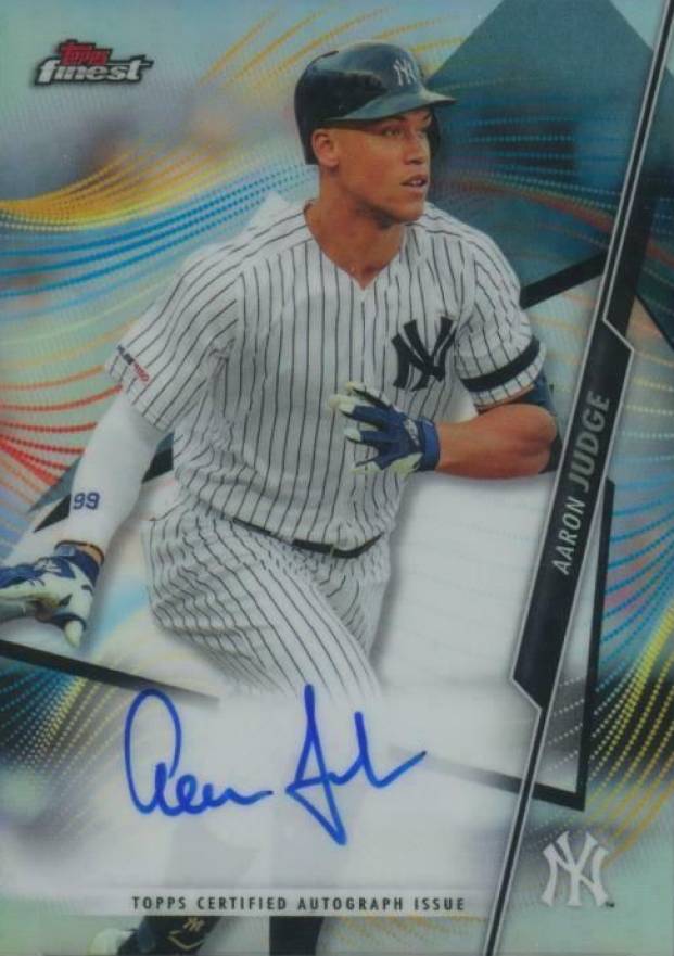 2020 Finest Autographs Aaron Judge #FAAJ Baseball Card