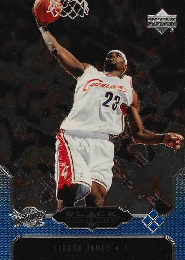 2004 Upper Deck Black Diamond LeBron James #150 Basketball Card