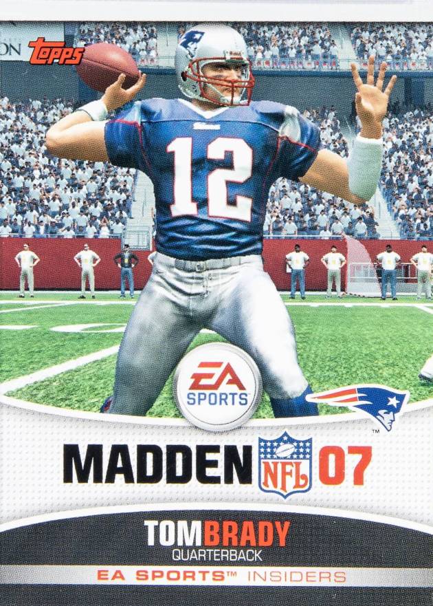 2006 Topps EA Sports Madden 07 Tom Brady #13 Football Card