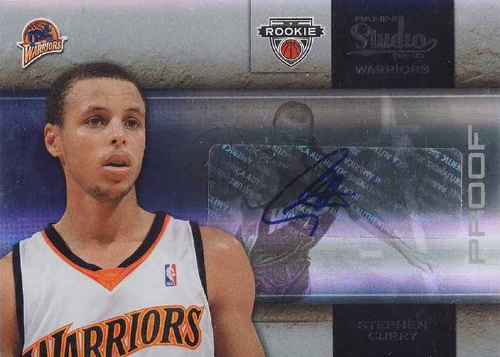 2009 Panini Studio Stephen Curry #129 Basketball Card