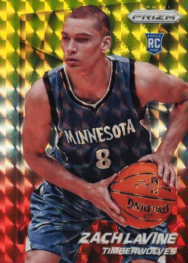 2014 Panini Prizm Zach LaVine #262 Basketball Card