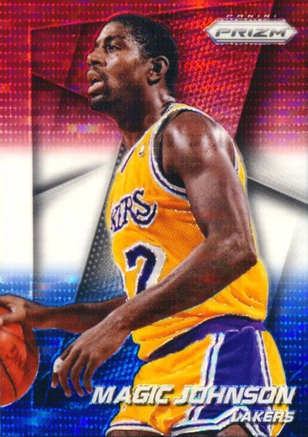 2014 Panini Prizm Magic Johnson #175 Basketball Card