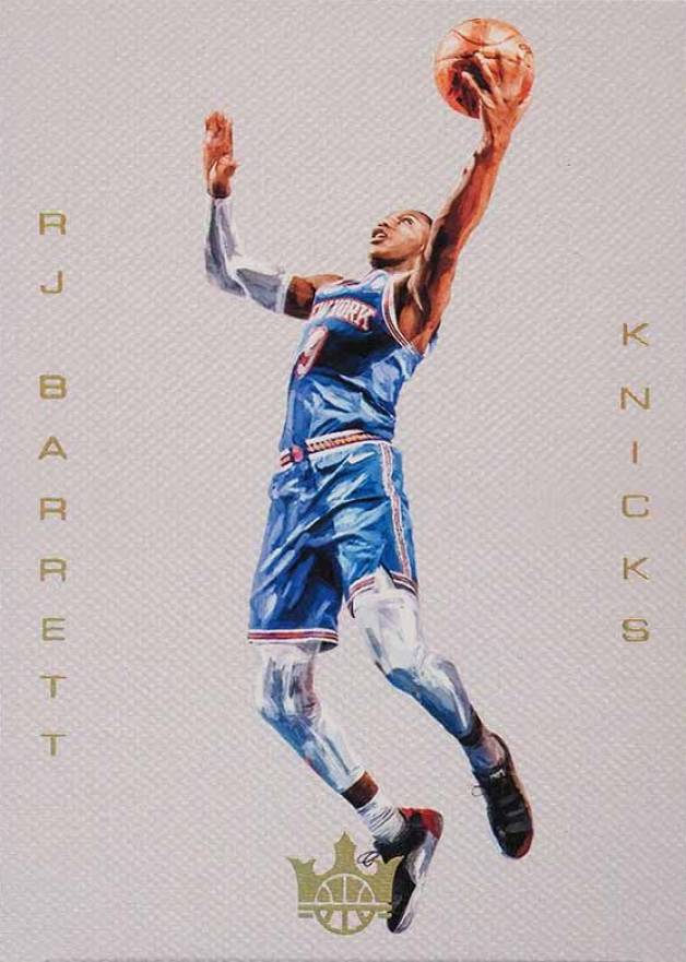 2019 Panini Court Kings Blank Slate RJ Barrett #29 Basketball Card