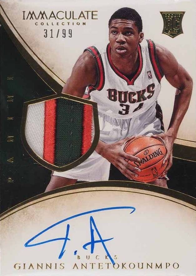 2013 Immaculate Collection Giannis Antetokounmpo #131 Basketball Card