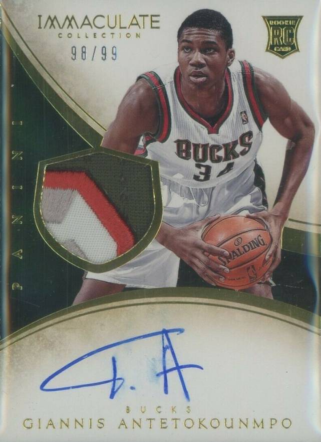 2013 Immaculate Collection Giannis Antetokounmpo #131 Basketball Card