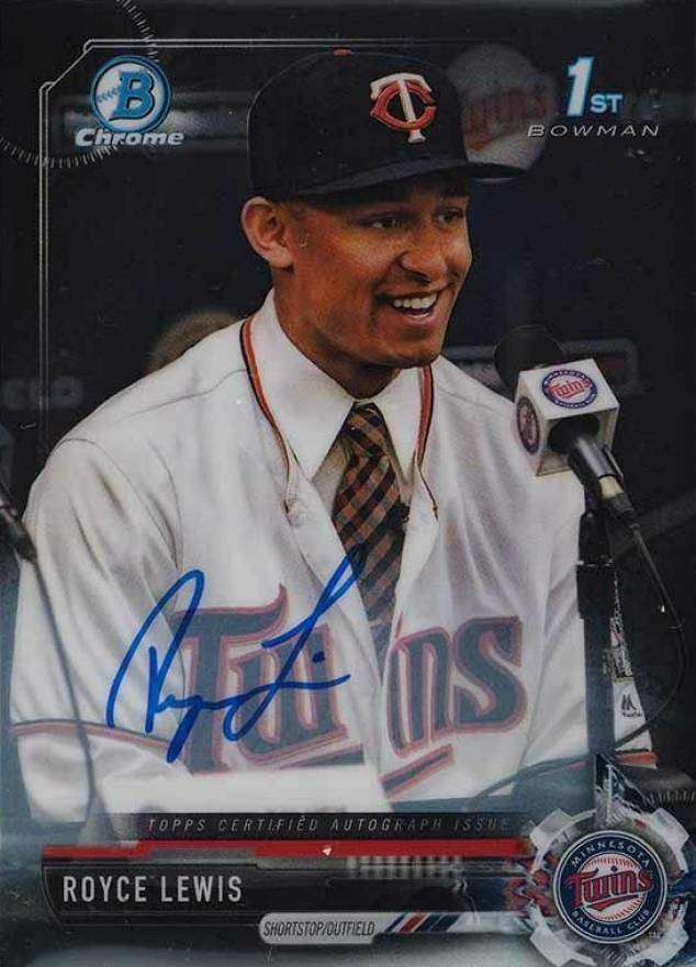 2017 Bowman Draft Royce Lewis #BD1 Baseball Card