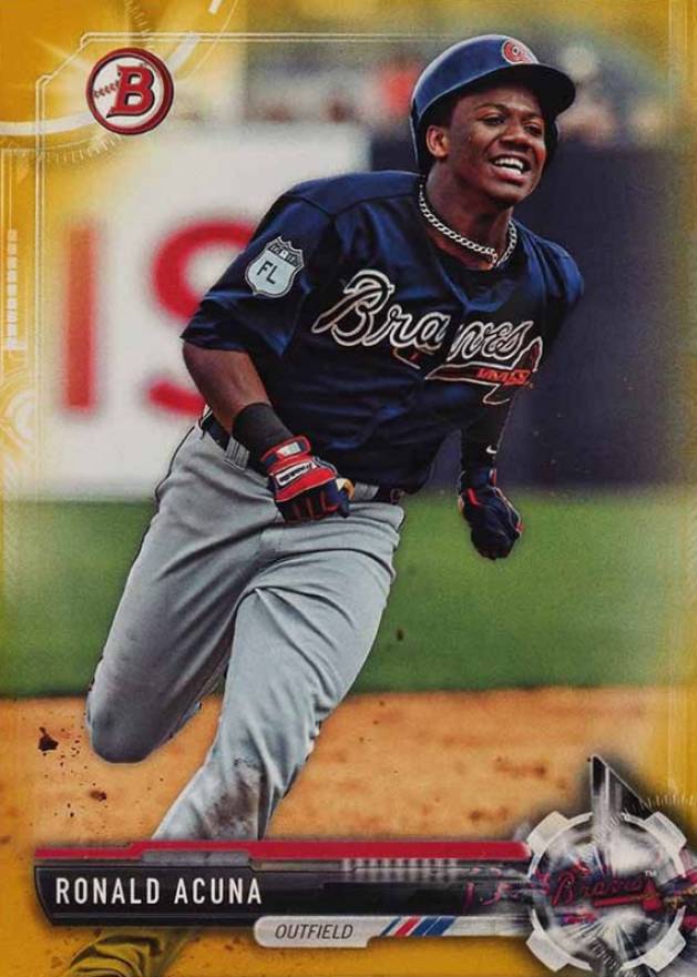 2017 Bowman Draft Ronald Acuna #BD39 Baseball Card