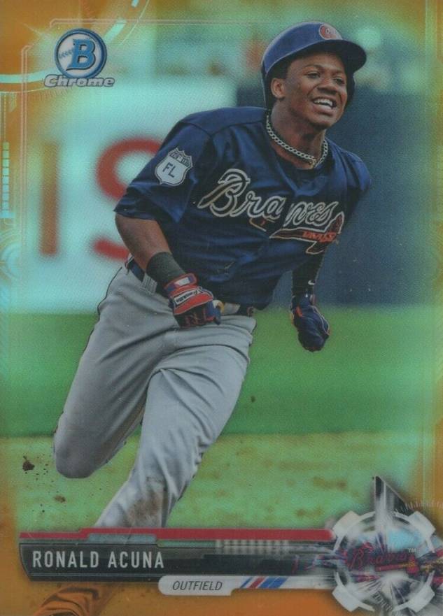 2017 Bowman Draft Ronald Acuna #BDC39 Baseball Card