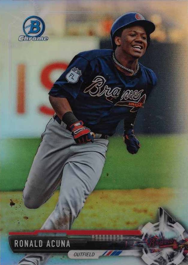 2017 Bowman Draft Ronald Acuna #BDC39 Baseball Card