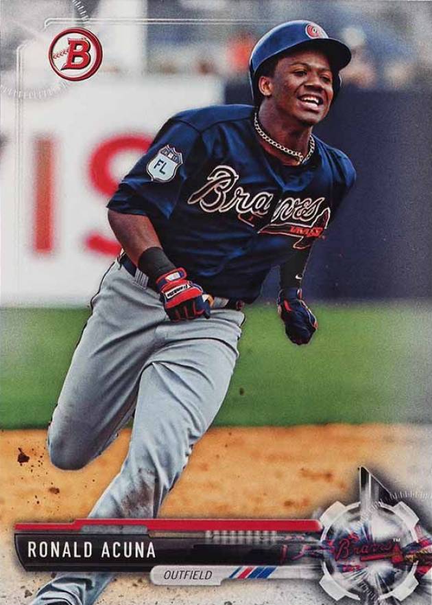 2017 Bowman Draft Ronald Acuna #BD39 Baseball Card