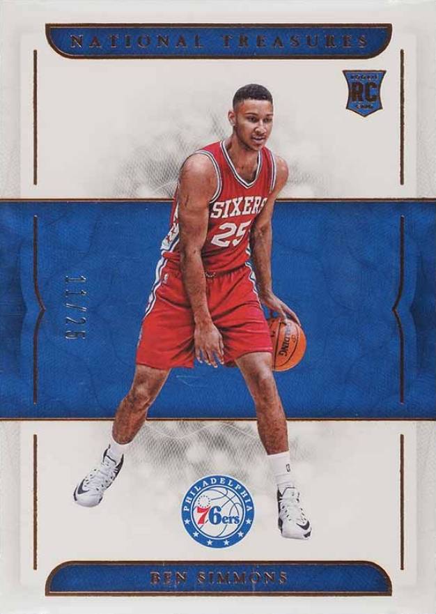 2016 Panini National Treasures Ben Simmons #53 Basketball Card