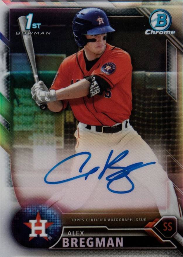 2016 Bowman Prospect Autographs Alex Bregman #AB Baseball Card