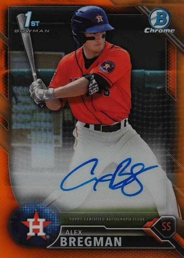 2016 Bowman Prospect Autographs Alex Bregman #AB Baseball Card