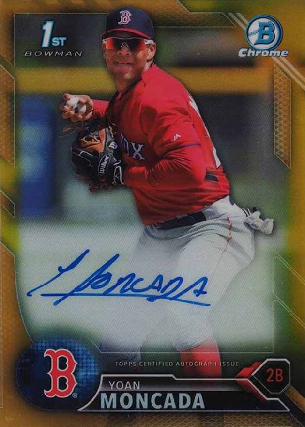 2016 Bowman Prospect Autographs Yoan Moncada #YM Baseball Card