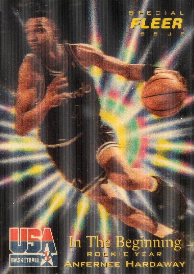 1996 Fleer USA Anfernee Hardaway #1 Basketball Card