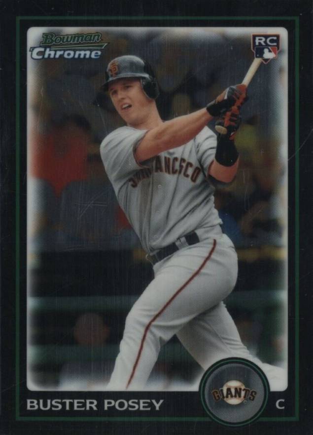 2010 Bowman Chrome Draft Picks Buster Posey #BDP61 Baseball Card