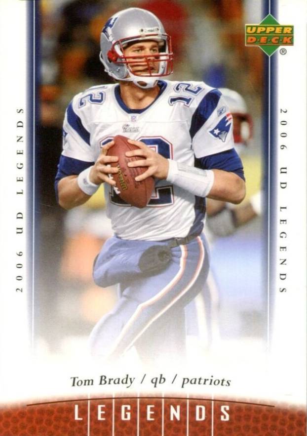 2006 Upper Deck Legends Tom Brady #92 Football Card