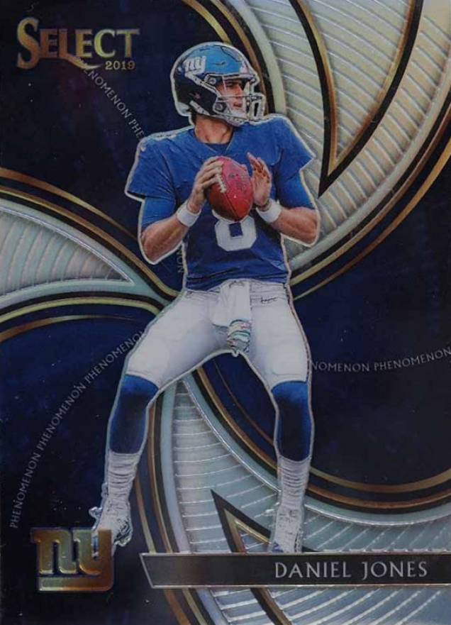 2019 Panini Select Phenomenon Daniel Jones #20 Football Card