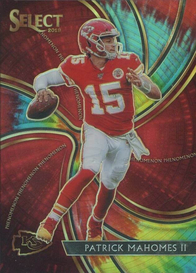 2019 Panini Select Phenomenon Patrick Mahomes II #12 Football Card