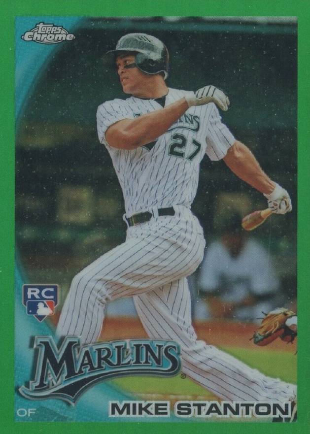 2010 Topps Chrome Mike Stanton #190 Baseball Card