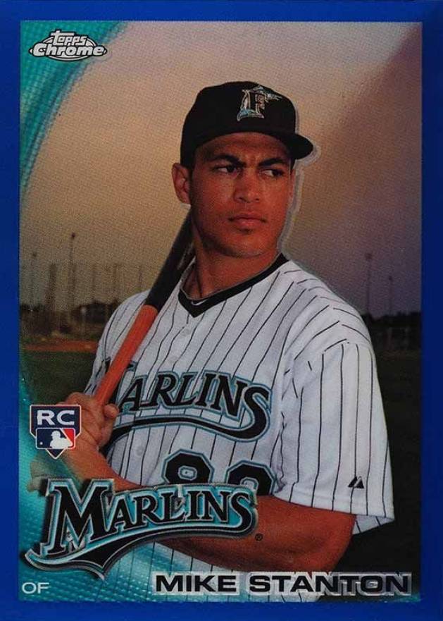 2010 Topps Chrome Mike Stanton #190 Baseball Card