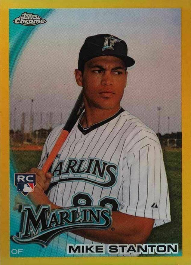 2010 Topps Chrome Mike Stanton #190 Baseball Card