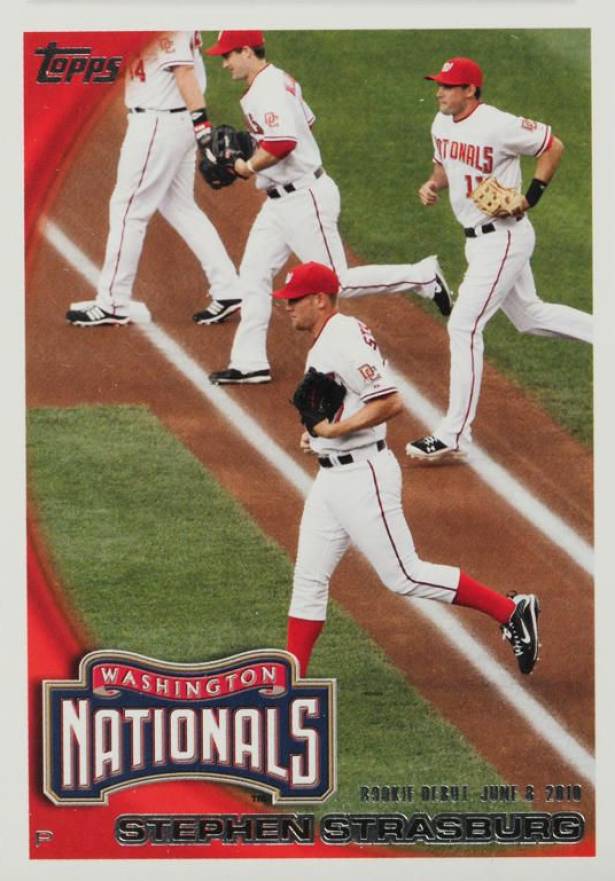 2010 Topps Update Stephen Strasburg #US55 Baseball Card